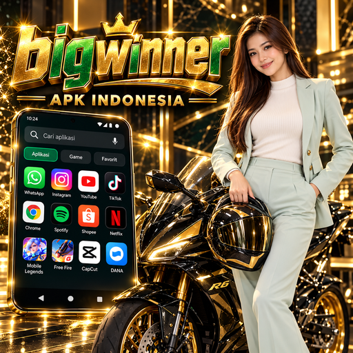 Ilustrasi antarmuka dan navigasi bigwinner